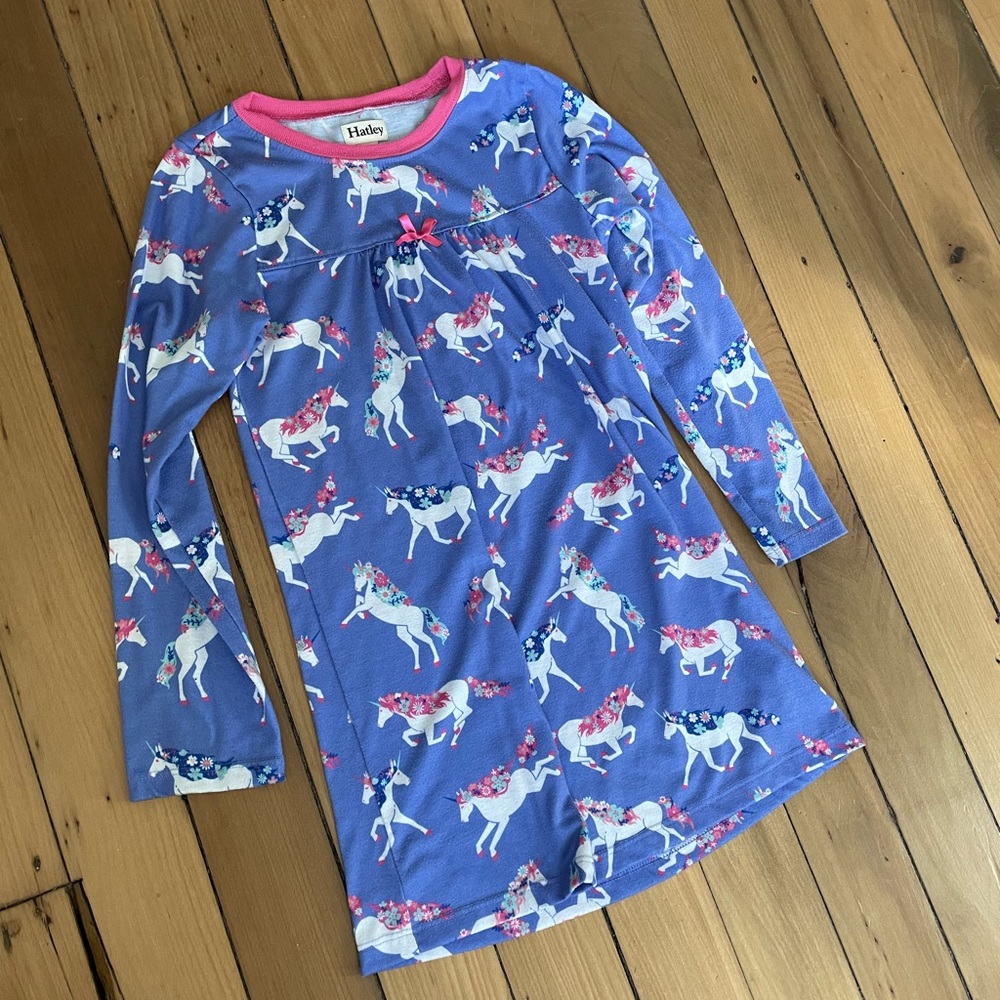 Hatley Unicorn Nightdress/ Nightgown